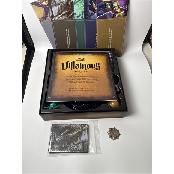 MARVEL VILLAINOUS: INFINITE POWER Board Game! Box Has Been open. - Picture 7 of 11